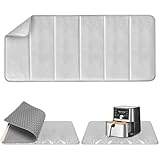 FYY 食品温暖化マット用耐熱マット - 35.4×15.4インチのテーブル保護 最大50%の温度ブロック 折りたたみ式で省スペース 防水 耐油性 (食品温めマットは含まれません)