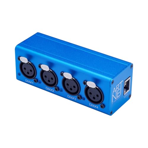 Artnet Mini DMX512 4 Univers interface ethernet pour animer les soirées en discothèque