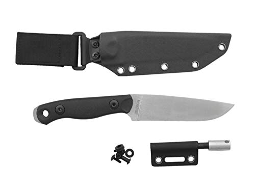 BE-X Outdoormesser Shortcut Fieldcraft Camp, mit Kydexscheide und Feuerstahl Cover
