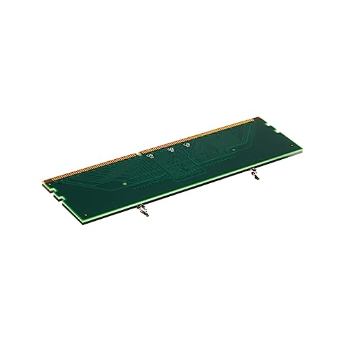 TEHAUX 1Pc Memory Adapter for Laptop so to Desktop Connection Pin to Pin Supports Frequency Compliant with Specifications Durable PCB Design