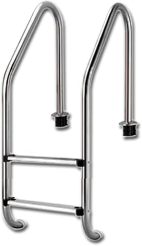 Escalera para piscina de acero inoxidable de 2 escalones miniatura 1