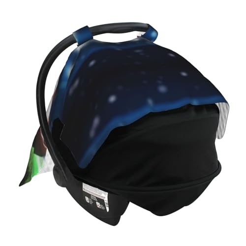 Housse de siège de voiture pour bébé premium motif football américain en tissu respirant - 4