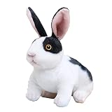 Richolyn Peluche Lapin de Pâques | Jouets de Lapin Mignon de Simulation Assis et Debout,Animaux en Peluche du Monde de la Nature pour Les faveurs de fête de Cadeau de poupée Super Mignonne de Fille