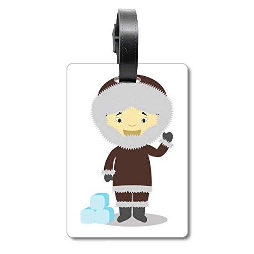 Étiquette d'identification pour sac et valise Greenland accessoire bagage motif dessin animé