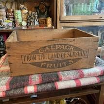 Amazon.co.jp: OLD 50s～60s アメリカアンティーク木箱ウッドボックス