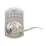 LockState RemoteLock Residential WiFi Lever Smart Lock Satin Nickel 3510