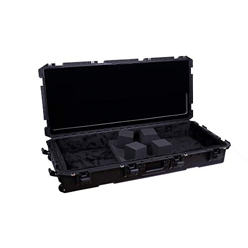 image for Crossrock 61-note Keyboard Case, Injection Molded PE Flight Case With 