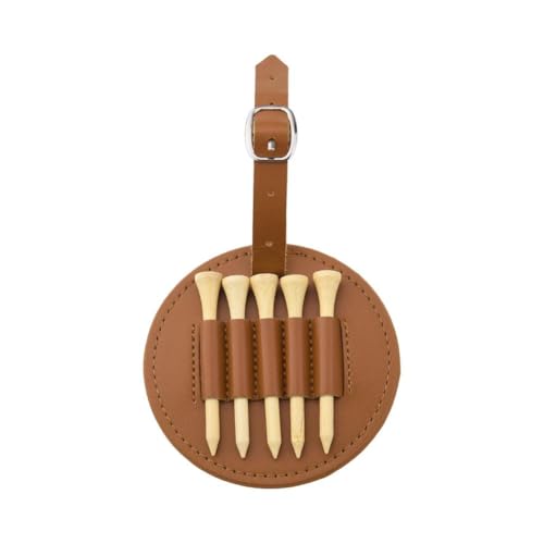 Bolsa de golf de cuero Sisadodo que soluciona la estabilidad de tus accesorios de golf