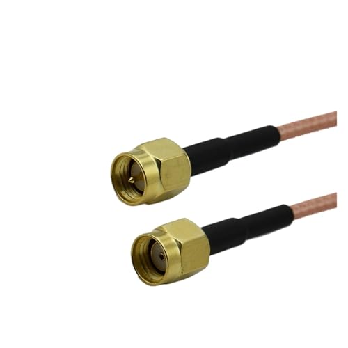 Kohak RG316 �P�[�u�� SMA - SMA �I�X���X�R�l�N�^�A���e�i�����W�����p�[ RF �P�[�u���s�O�e�[���A�_�v�^�[(Type 2,500CM)