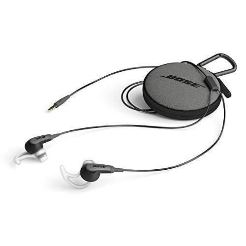 Image of Bose SoundSport In-Ear Headphones For Apple Devices (741776-0010) - Charcoal (Renewed)