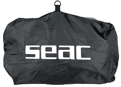 Seac Equipage Net, Faltbarer und Ultra-Leichter Netzbeutel für Unterwasserausrüstung, 70x45x30 cm