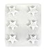 Produktbild Rayher 36100000 Gießform Stern für Beton, Seife, Wachs und Schokolade, Form mit sechs kleinen Sternen, 3,6 cm, Weiß