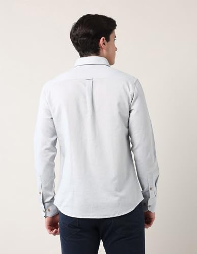 Image of AD by Arvind Modern Slim Fit Solid Shirt