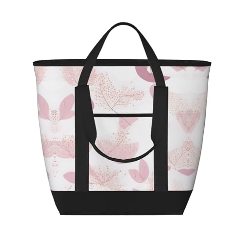 Sac fourre-tout isotherme pour repas de bureau et pique-nique chic au parc motif floral