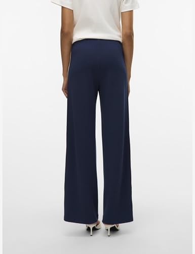 Pantalon large VERO MODA Vmberlin à grands panneaux et taille moyenne