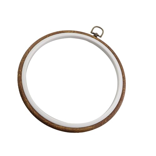YUGSHNKFC Aro de bordado, marco ajustable, círculos, anillos, cruces, costura para costura, manualidades, marco redondo ajustable, costuras de cruces