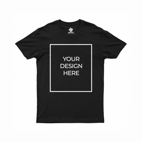 Image of CreativiT Unisex Men /Women Regular Fit Customized Tshirt | Casual Half Sleeve Round Neck | 100% Cotton with a High Thread Count