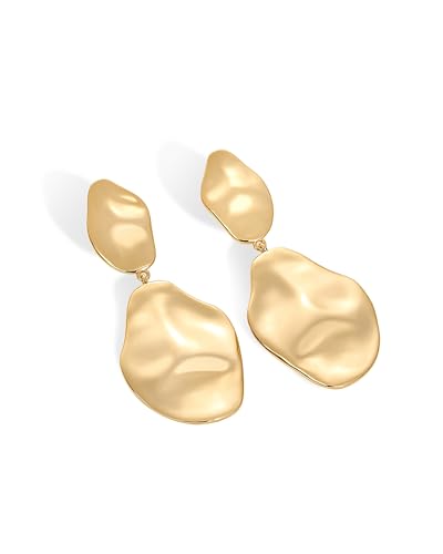 image for PAVOI 14K Yellow Gold Plated 925 Sterling Silver Posts Teardrop Statem