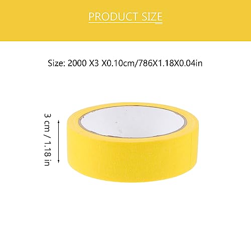 Image of Baluue 4rolls Masking Tape for Painting DIY Crafts Home Projects Surface Protection for Walls