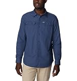 Columbia Herren Silver Ridge 2.0 Langarmshirt Wanderhemd, Dark Mountain, X-Large