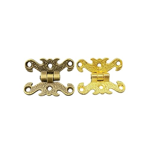 Boîte à bijoux en bois de qualité avec charnières or et bronze - 2