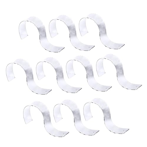 OKUMEYR Belt Show Racks Set of 10 s Belt Organizer Stands Acrylic Belt Display Holder Belt Stand Display