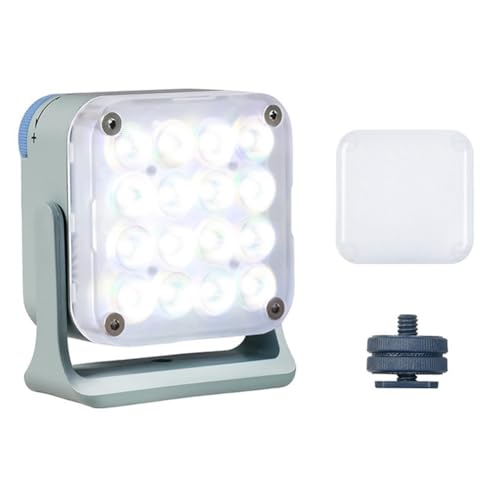 Luz de video RGB a color para cámara y teléfono en creación de contenido