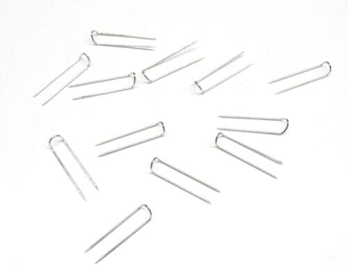 Miniatura 5 de Joyas U-Pins Display Pads Pins Silver Jewelry 1000pc Tono Plata 1" U Pines