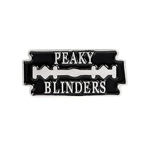 Peaky Blinders Enamel Brooch Creative Gangster Biography Lapel Pin Badge Cartoon Punk Pin DIY Bags Hats Jackets Accessories Jewelry Gifts