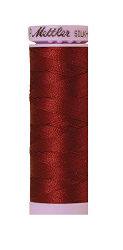 Hilo de Algodón Mettler Silk-Finish Solid, 164 yd/150m, Azul Elderberry miniatura 1