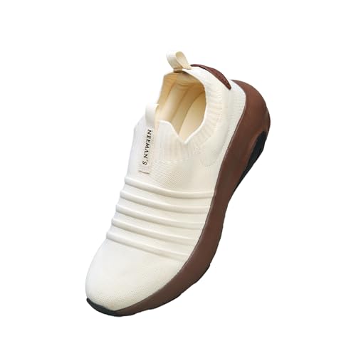 Image of Neeman's Unisex Begin Walk 'Breeze' Slip Ons Shoes | Breathable Knit Upper with Cushioned Insole & Supportive Midsole for Everyday Comfort