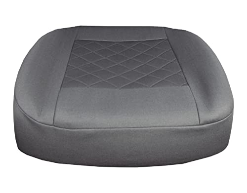 Zakschneider Housse de Siège Voiture Avant Universelle ,Housse Protection Siège, Couverture Protecteur pour Les Fournitures Automobiles Sedan Hatchback SUV(Carrés Gris) SU1350/G