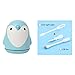 RK-HYTQWR Famiglia Simpatico Cartone Animato Piccolo Pinguino Umidificatore d'Aria Spray Ricarica USB Portatile, Umidificatore Aroma di Pinguino Blu, Blu
