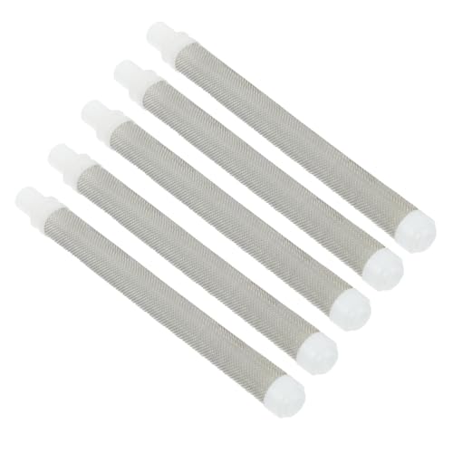 Angoily 5 Boquillas De Filtro Pulverizador Filtro Sin Aire Pulverizador Sin Aire Bomba De Cinta Filtros De Pintura Soporte De Malla Aerógrafo Pulverizador De Pintura De