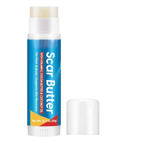 Stick Reparador Cicatrices – 20g barra de crema no pegajosa – corporal para marcas | Crema para rostro, cuerpo, mano, pierna, rodilla y cuello para hombre y mujer | Pomada sólida para cuidado