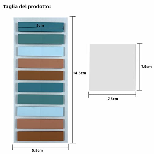 Segnapagina Adesivi,1300 Pezzi Note Adesive