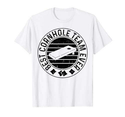 Best Cornhole Team Ever - Funny Baggo Player Bean Bag Toss Maglietta