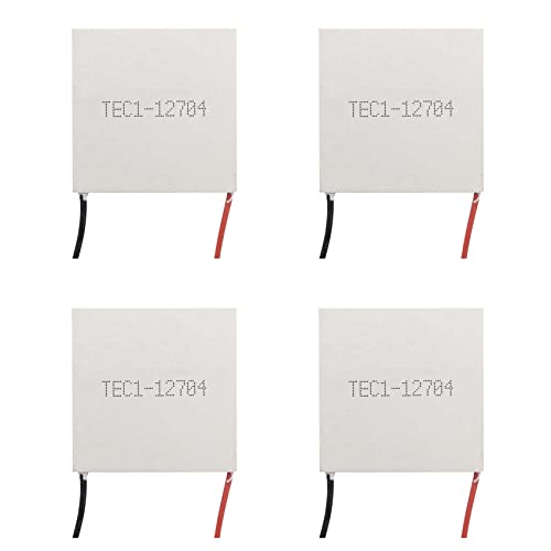 Bdfhjln 4X TEC1-12704 Refrigerador Termoeléctrico Peltier 30 x 30 mm TEC1 12704 Elementos Módulo 12V4A Refrigeración Peltier