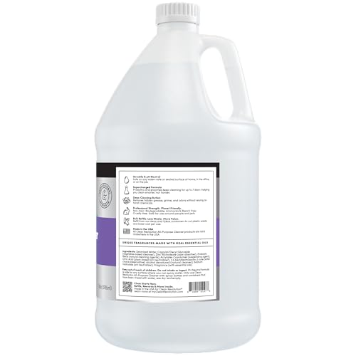 Image of Clean Revolution SuperCharged All Purpose Cleaner, Non-Toxic, Eco-Friendly & Plant-Based, Ready to Use, Seaside Lavender, 128 Fl oz