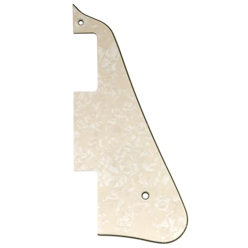 Musiclily Guitarra Pickguard Golpeador para China Hizo Epiphone Les Paul Standard Stile Moderno, 4 capas Yellow Black
