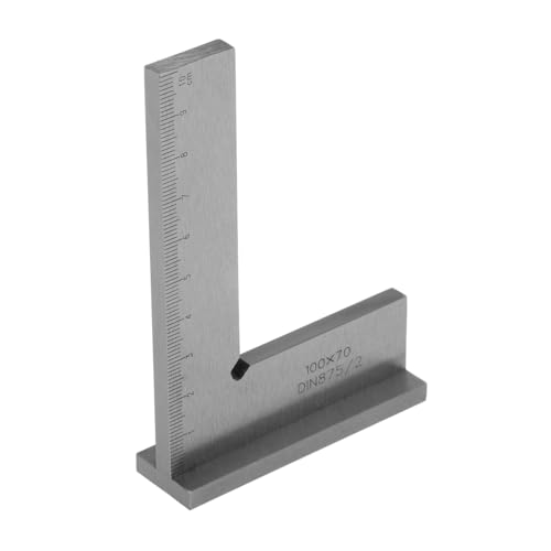 Équerre 90 degré pour travaux de menuiserie jojofuny avec double échelle de mesure en acier