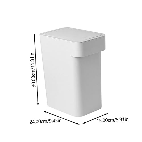 Alipis caneca de basura rectangular tipo push miniatura 2