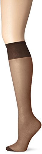 Image of JUST MY SIZE Women's 4-Pack One size Knee High Panty Hose