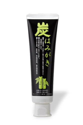 竹炭の里 炭はみがき 100g 竹炭が汚れや臭いを吸着除去 ホワイトニング 口臭予防 発泡剤 合成界面活性剤 保存料 着色料 香料 人工甘味料 無添加 刺激が少ない 歯磨き粉