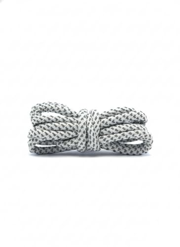 Image of The Souled Store Sneaker Division: Signature Laces : Reflective Cloud | 132 cm Flat Shoe Laces (1 Pair), 100% Polyester Shoe Laces