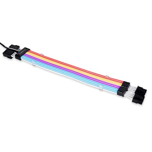 Lian Li Strimer Plus V2 8 Pin ( Pw8-Pv2) - Addressable Rgb Vga Power Cable-(No Controller Included ) - For Dual 8 Pin Gpu Connector #TOP3