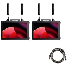 Hollyland Pyro 7 Dual Kit Wireless Transceiving Monitor System with Mustang AV HS-101 HDMI Cable
