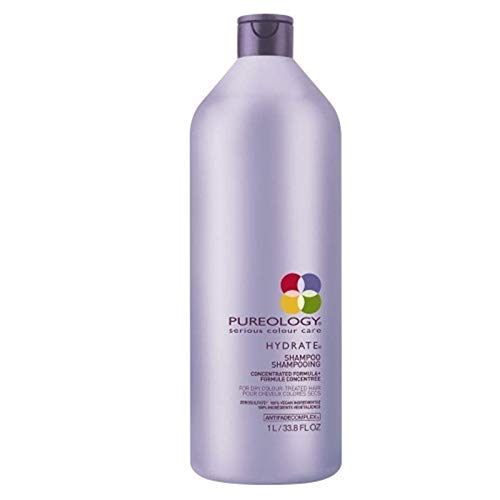 Pureology | Hydrate Moisturizing Shampoo | For Medium to Thick Dry, Color Treated Hair | Sulfate-Free | Vegan |