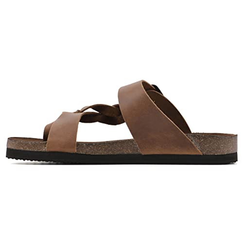 WHITE MOUNTAIN Women's Crawford Signature Comfort Molded Footbed Braided Sandal4