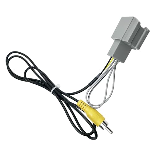 Backup Reverse Camera Wiring Harness Fits for Buick Cadillac Chevy Silverado Suburban Tahoe Colorado GMC Sierra Canyon Yukon 2014-2019, Radio Backup Wire Adapter with RCA Plug, for Factory Radio